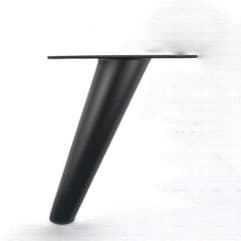 45 CM Black Furniture Leg