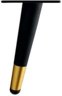 13 CM Brushed Gold Furniture Leg